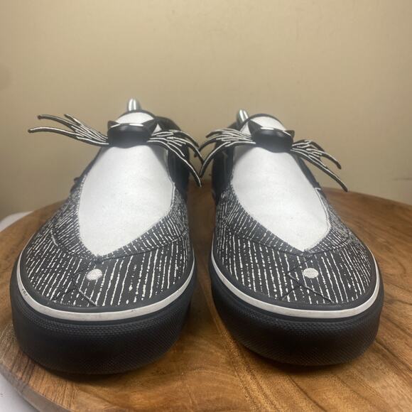 Vans Nightmare Before Christmas Jack Skellington Mens Black White Size 11 Shoes - Picture 4 of 11